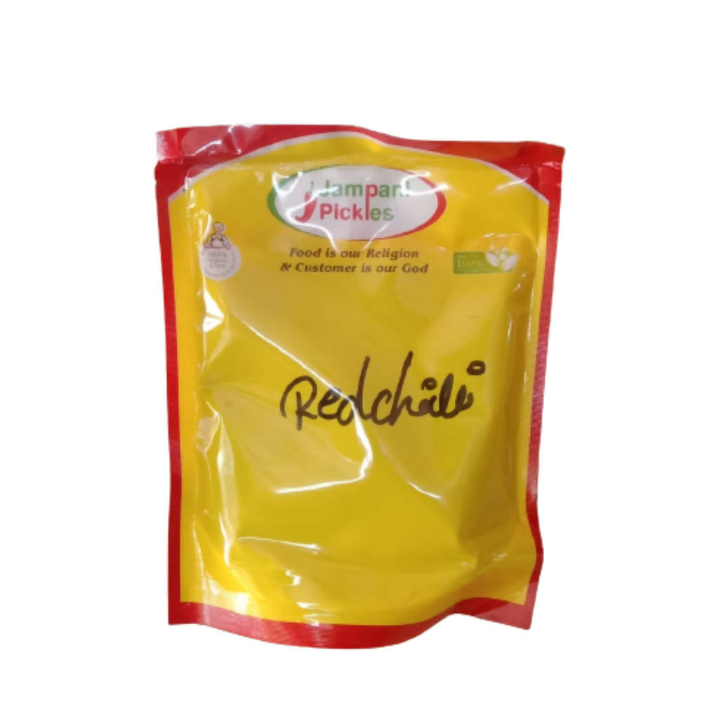 Jampani Pickles Red Chilli / Pandu Mirchi Pickle - 450 gms